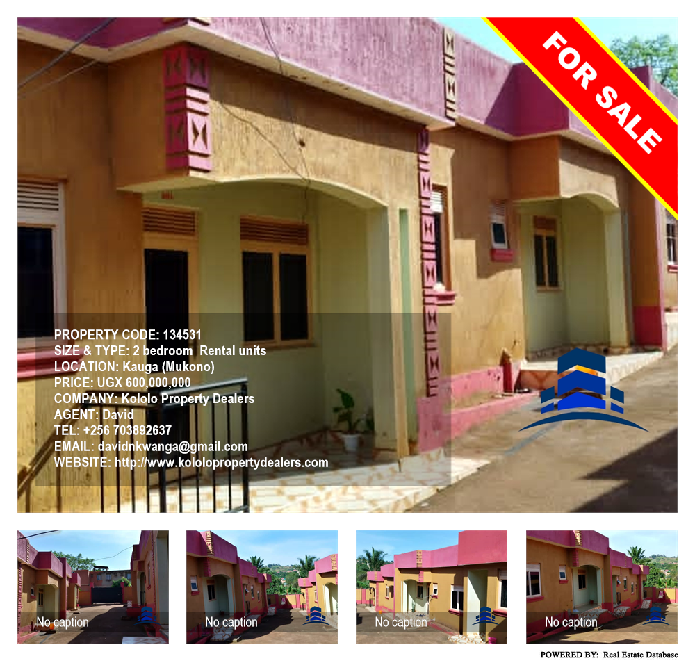 2 bedroom Rental units  for sale in Kawuga Mukono Uganda, code: 134531