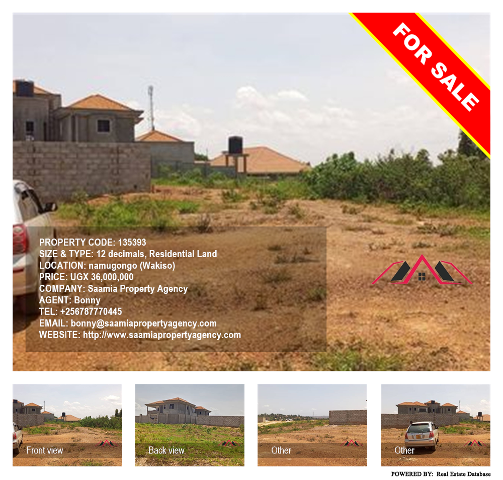 Residential Land  for sale in Namugongo Wakiso Uganda, code: 135393