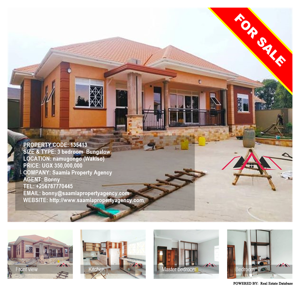 3 bedroom Bungalow  for sale in Namugongo Wakiso Uganda, code: 135413