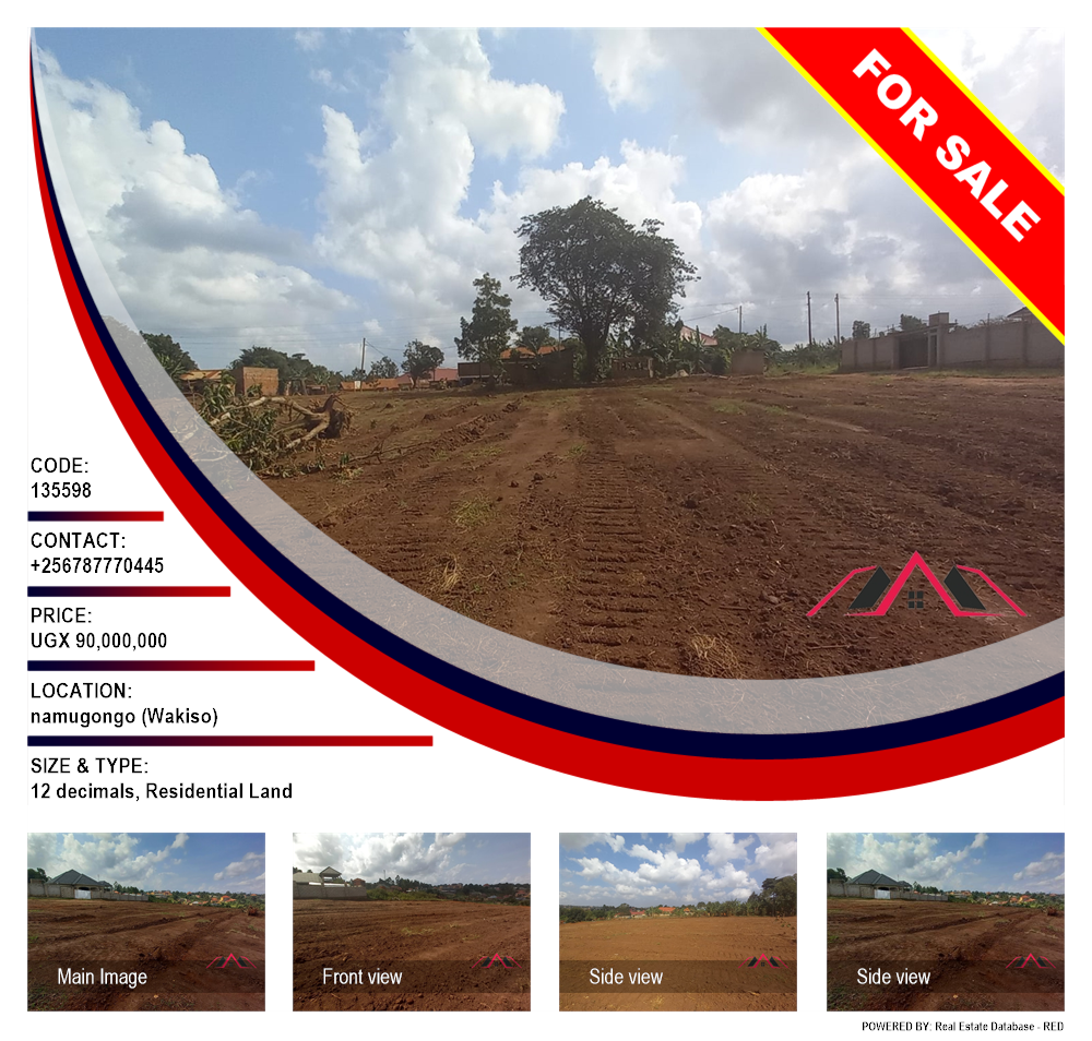 Residential Land  for sale in Namugongo Wakiso Uganda, code: 135598