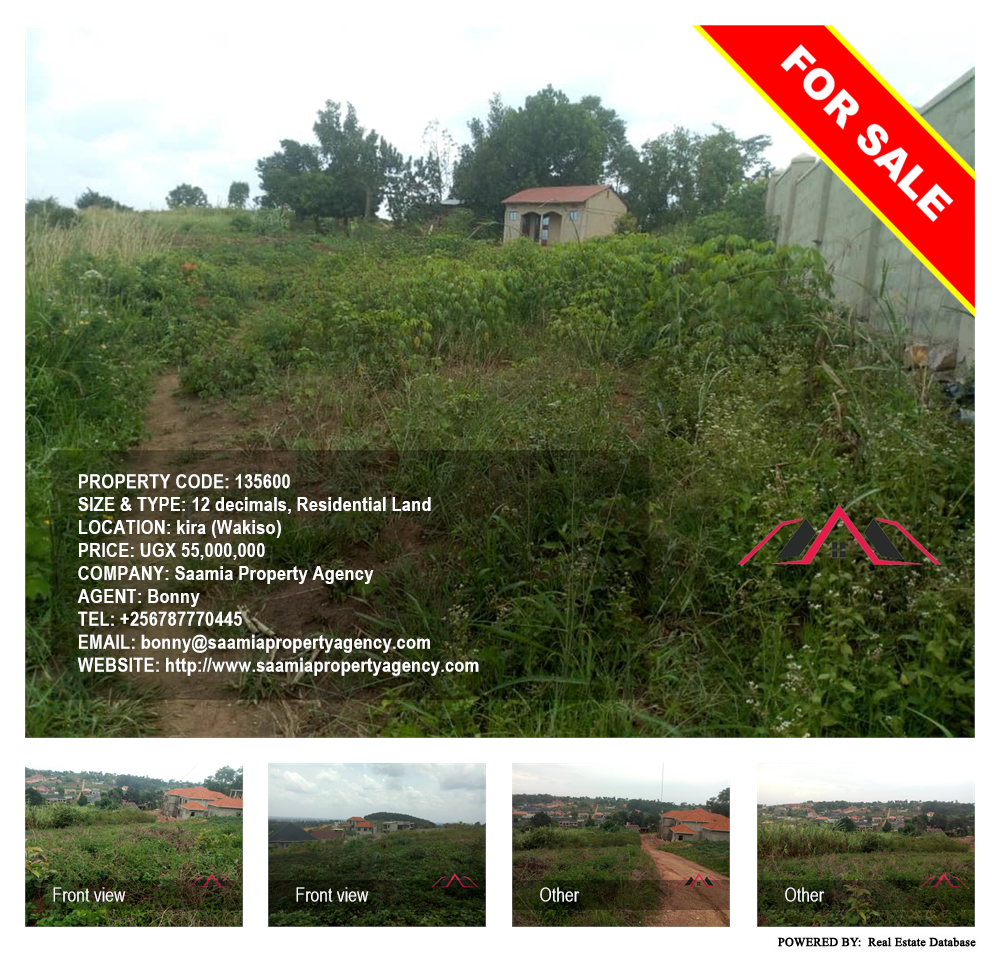 Residential Land  for sale in Kira Wakiso Uganda, code: 135600