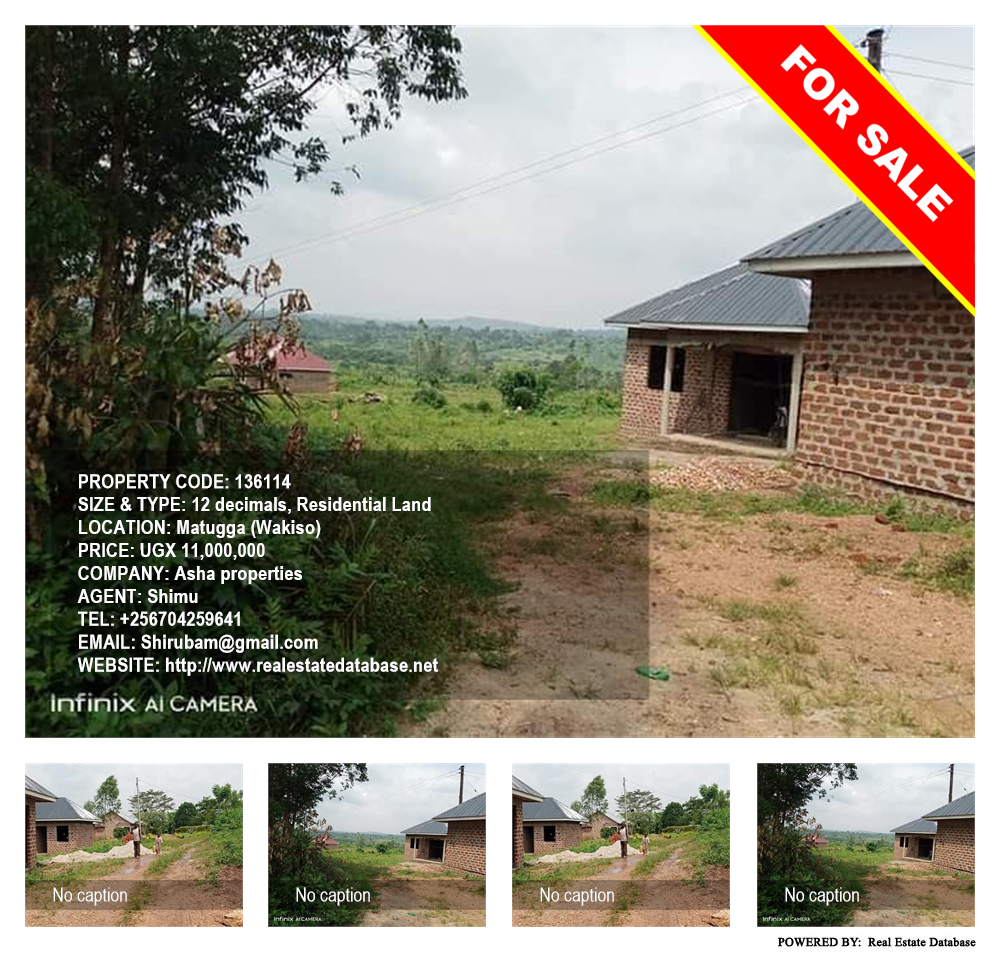Residential Land  for sale in Matugga Wakiso Uganda, code: 136114