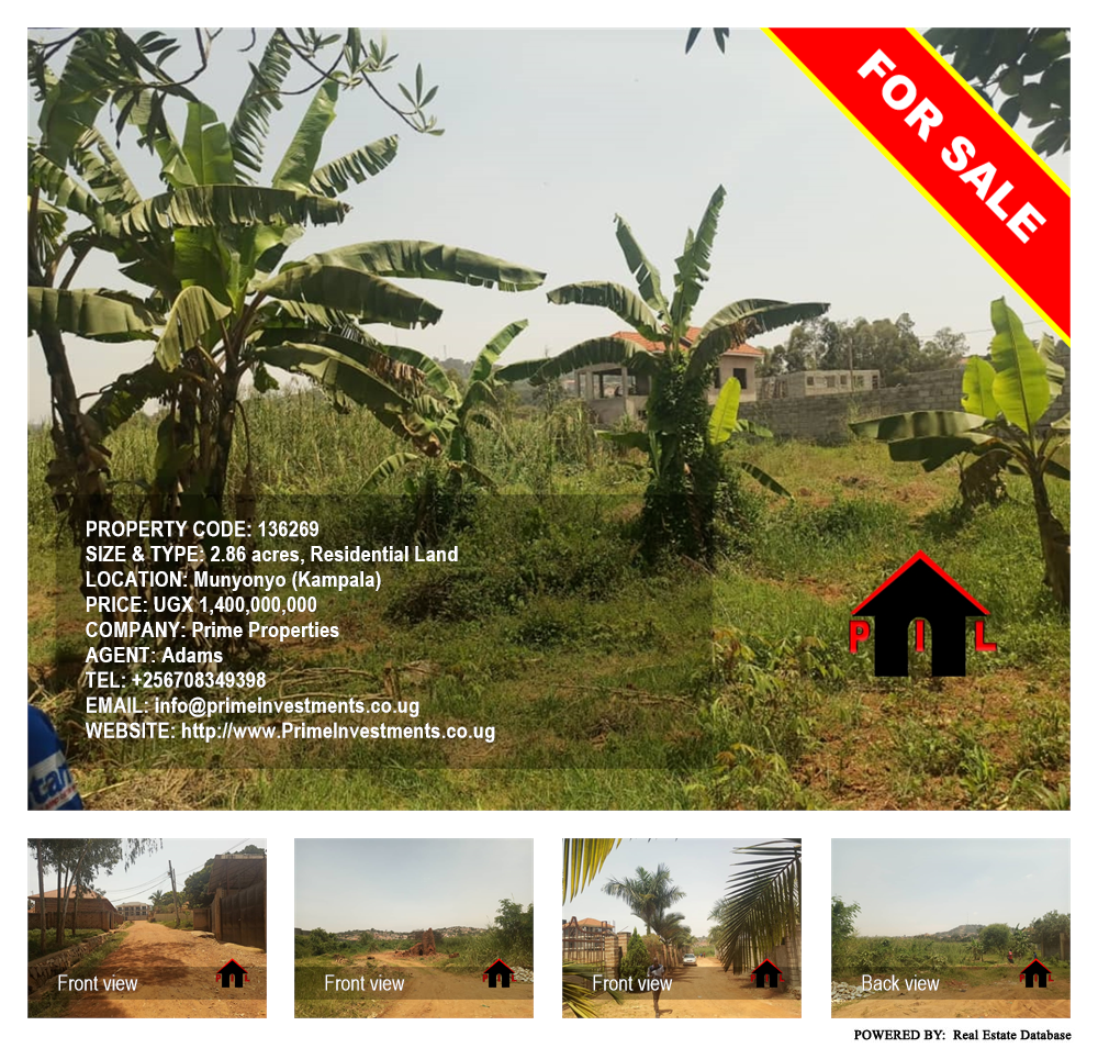 Residential Land  for sale in Munyonyo Kampala Uganda, code: 136269