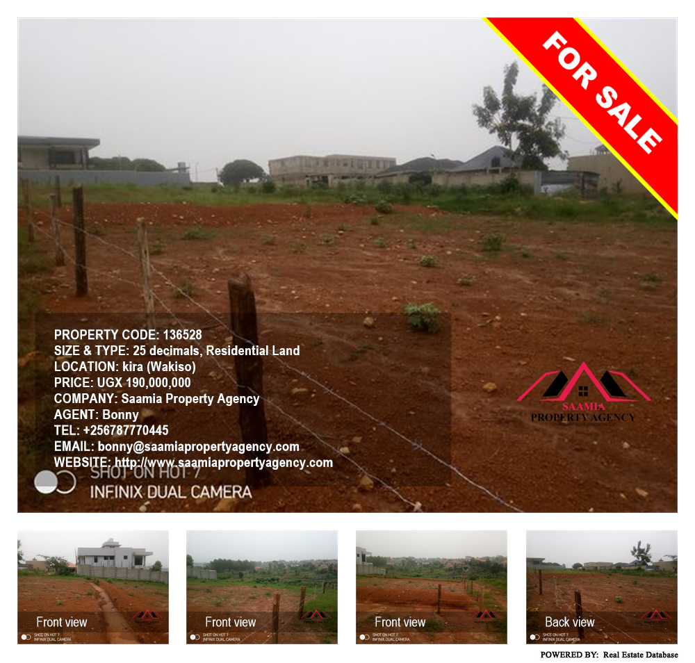 Residential Land  for sale in Kira Wakiso Uganda, code: 136528