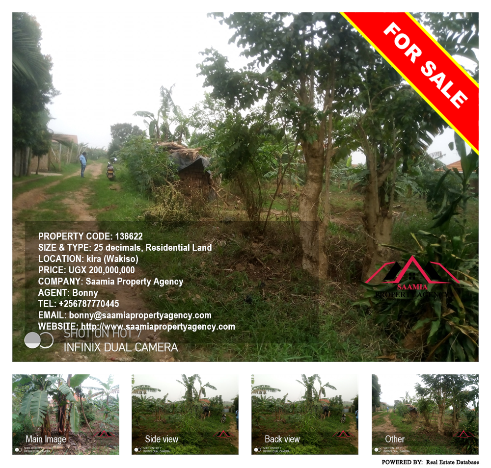 Residential Land  for sale in Kira Wakiso Uganda, code: 136622