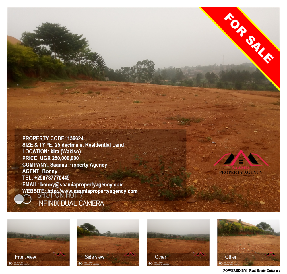 Residential Land  for sale in Kira Wakiso Uganda, code: 136624