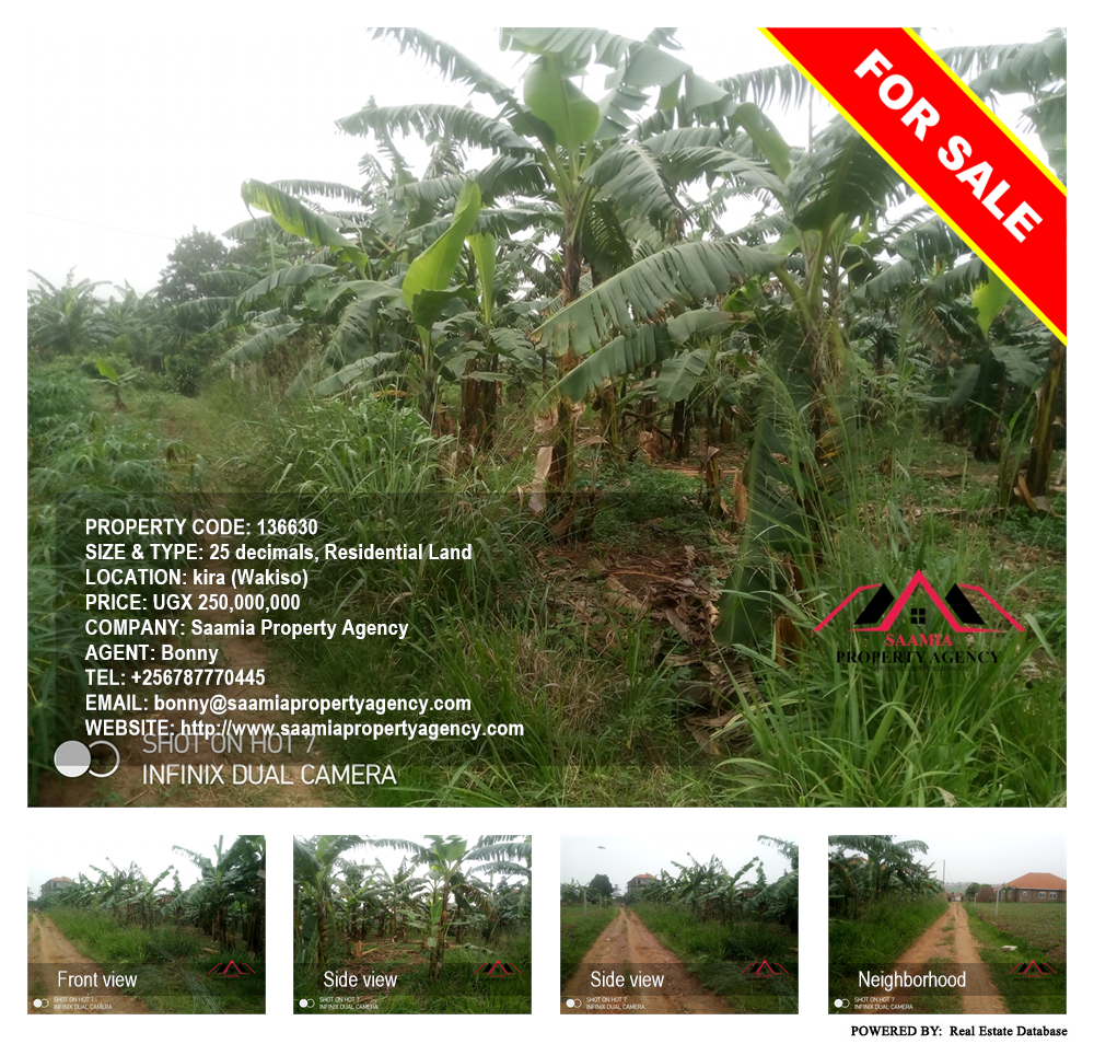 Residential Land  for sale in Kira Wakiso Uganda, code: 136630