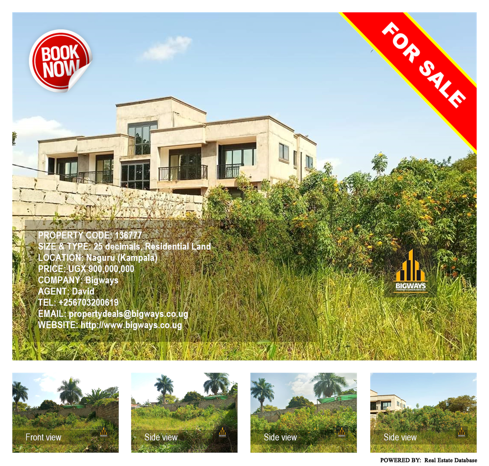 Residential Land  for sale in Naguru Kampala Uganda, code: 136777