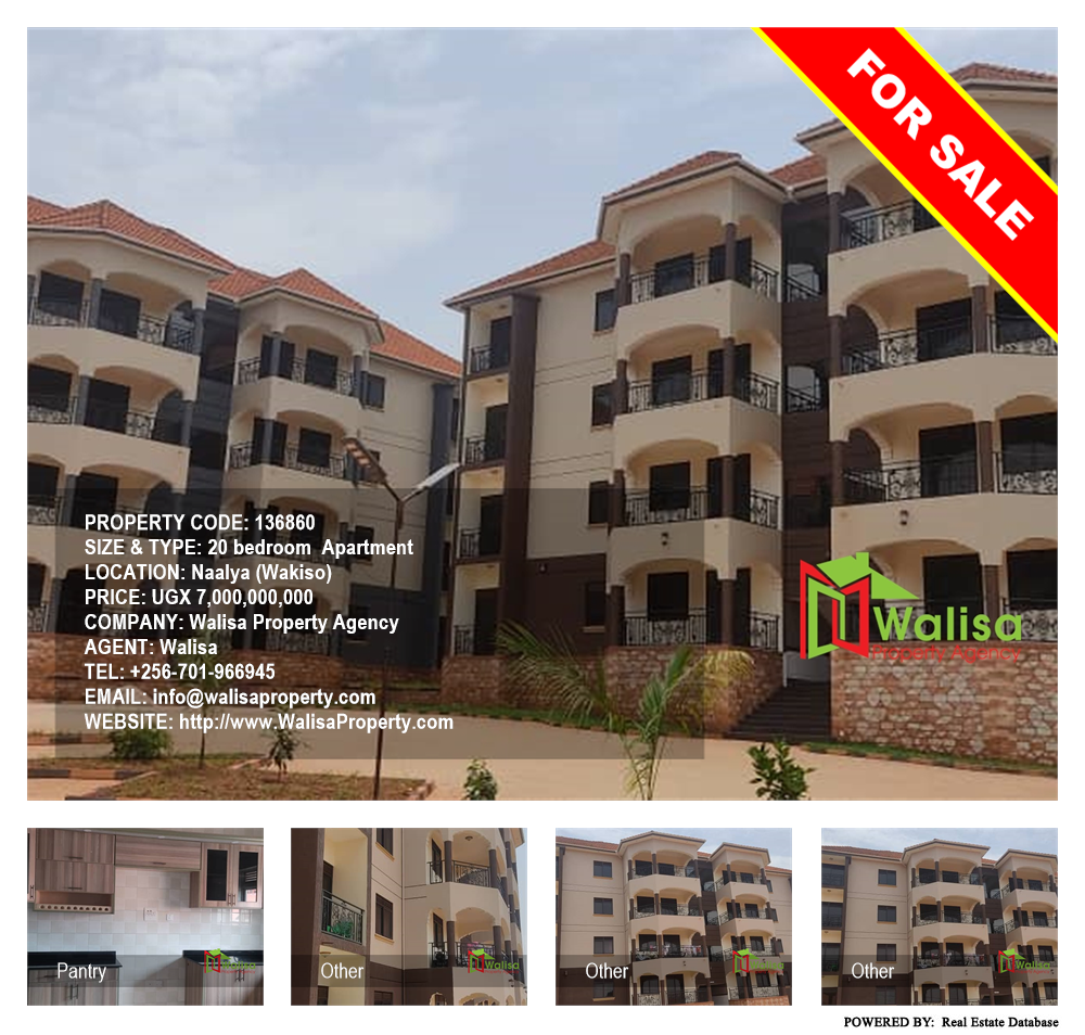 20 bedroom Apartment  for sale in Naalya Wakiso Uganda, code: 136860