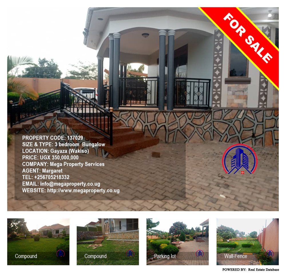 3 bedroom Bungalow  for sale in Gayaza Wakiso Uganda, code: 137029