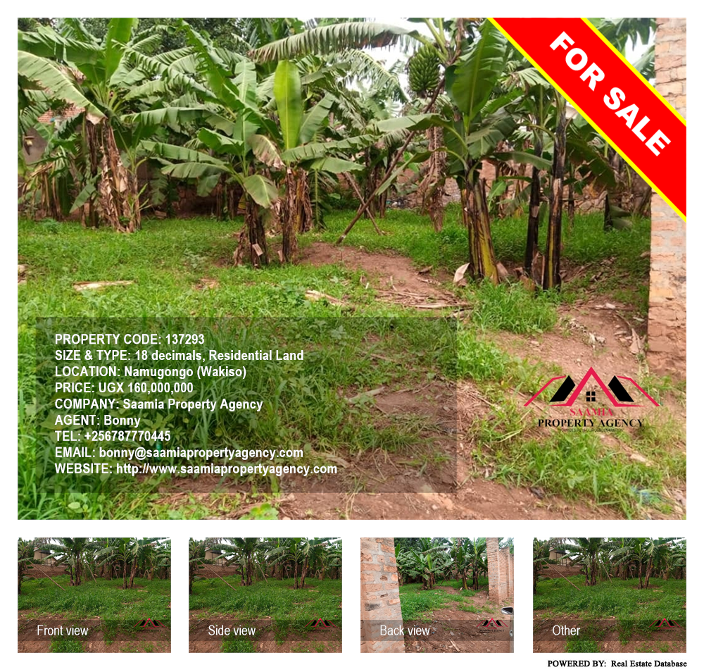 Residential Land  for sale in Namugongo Wakiso Uganda, code: 137293