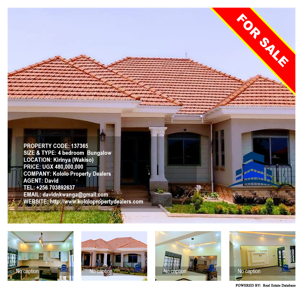 4 bedroom Bungalow  for sale in Kirinya Wakiso Uganda, code: 137365