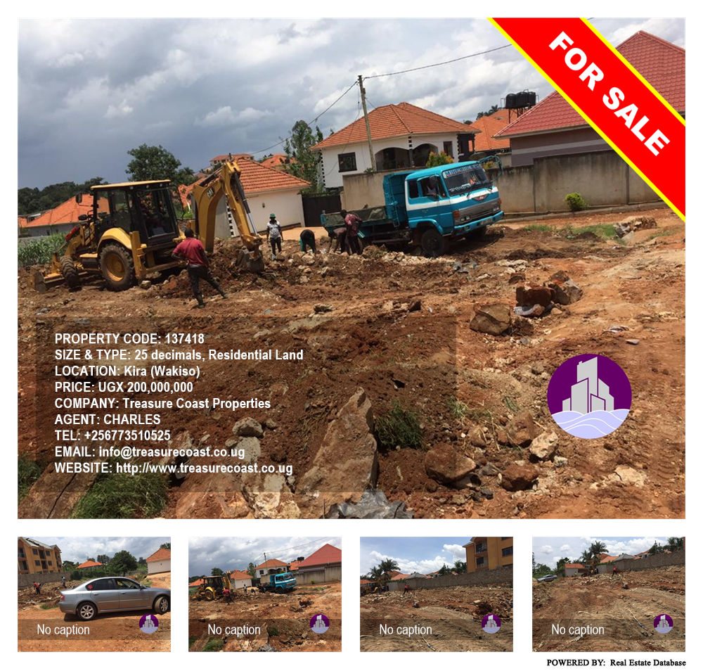Residential Land  for sale in Kira Wakiso Uganda, code: 137418