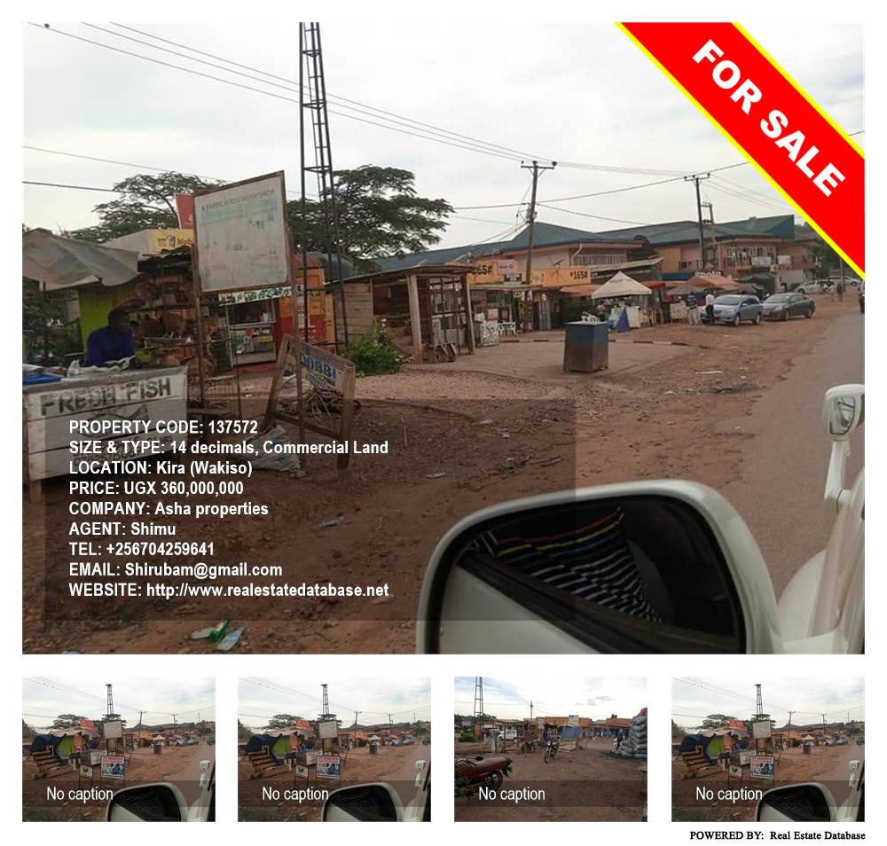 Commercial Land  for sale in Kira Wakiso Uganda, code: 137572