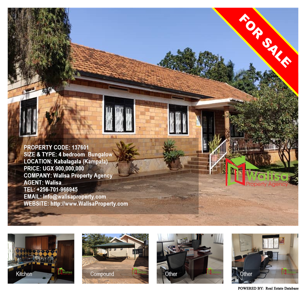 4 bedroom Bungalow  for sale in Kabalagala Kampala Uganda, code: 137601