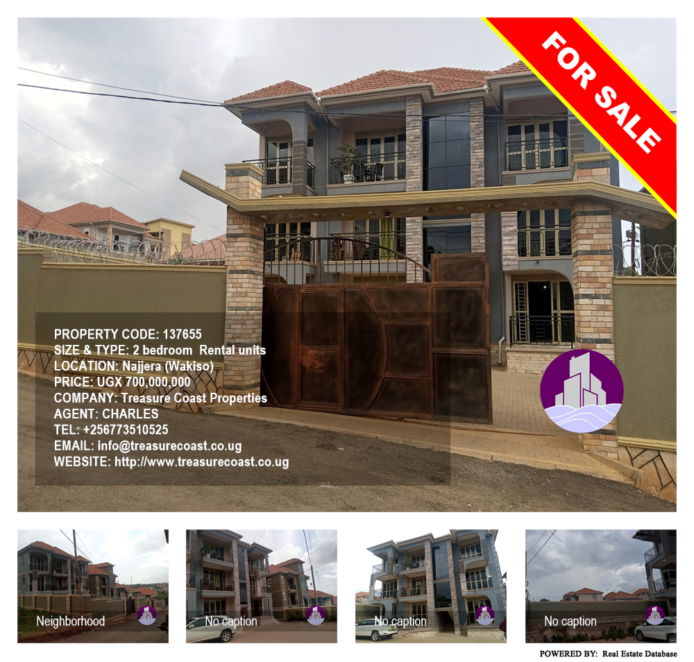 2 bedroom Rental units  for sale in Najjera Wakiso Uganda, code: 137655
