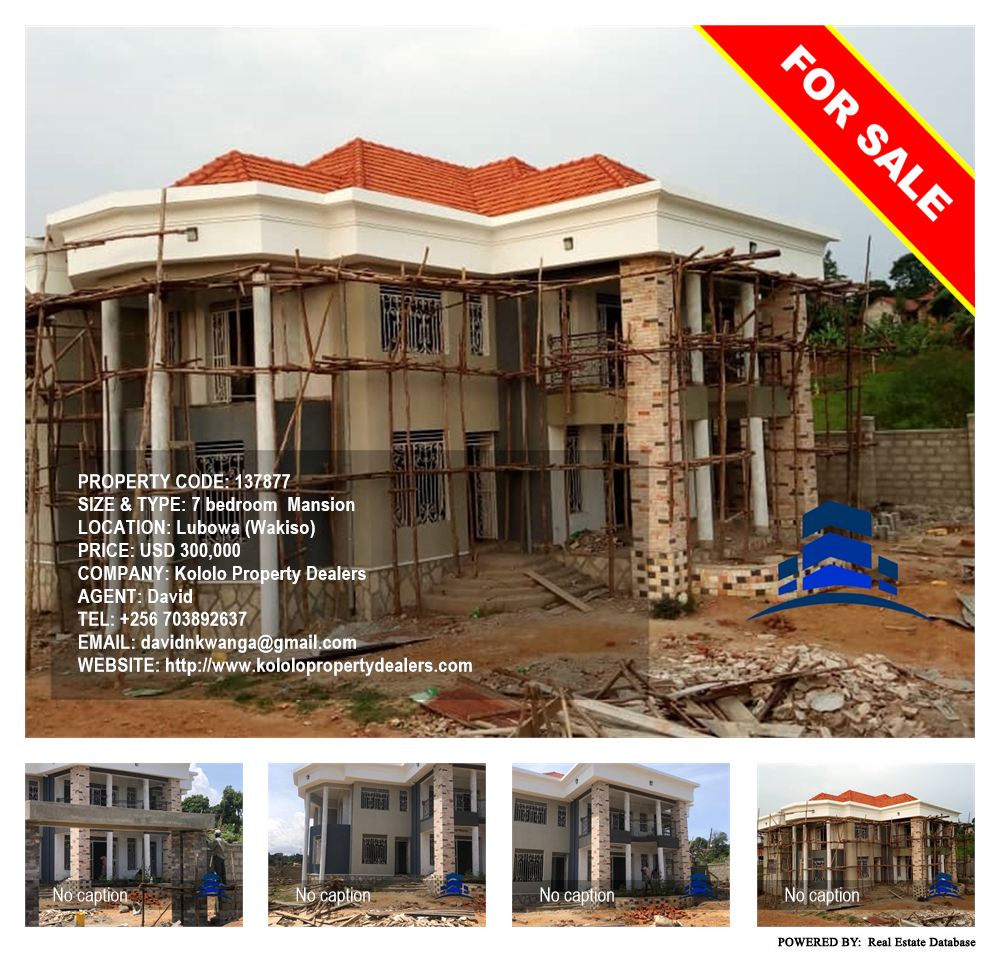 7 bedroom Mansion  for sale in Lubowa Wakiso Uganda, code: 137877