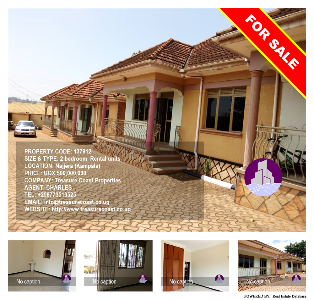 2 bedroom Rental units  for sale in Najjera Kampala Uganda, code: 137912