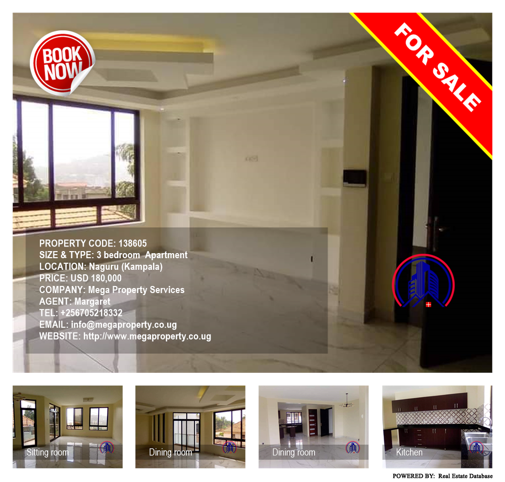 3 bedroom Apartment  for sale in Naguru Kampala Uganda, code: 138605