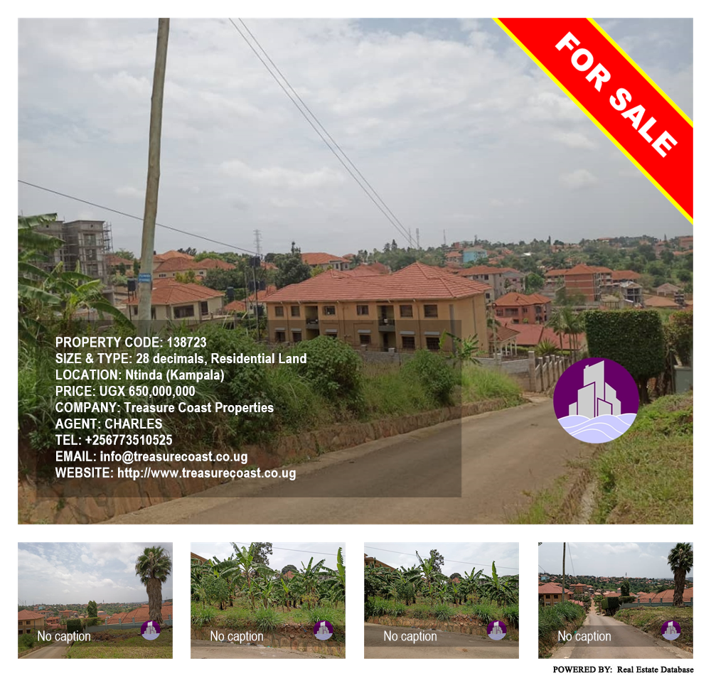 Residential Land  for sale in Ntinda Kampala Uganda, code: 138723