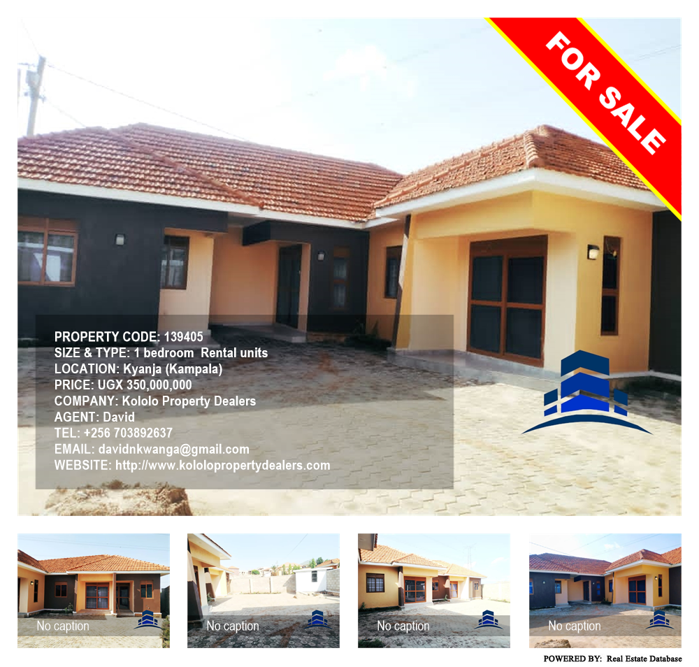 1 bedroom Rental units  for sale in Kyanja Kampala Uganda, code: 139405