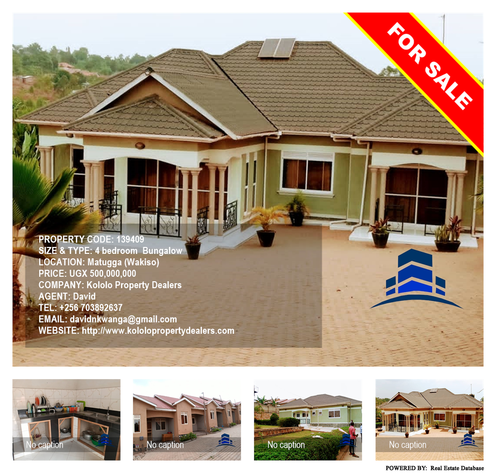 4 bedroom Bungalow  for sale in Matugga Wakiso Uganda, code: 139409