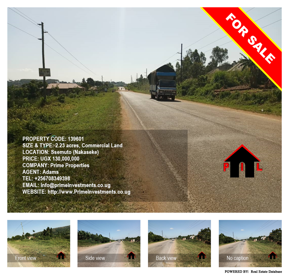 Commercial Land  for sale in Ssemuto Nakaseke Uganda, code: 139601