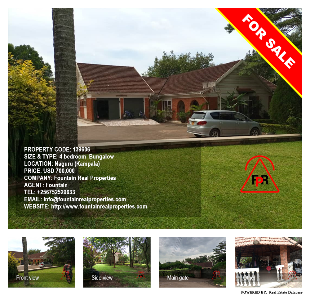 4 bedroom Bungalow  for sale in Naguru Kampala Uganda, code: 139606