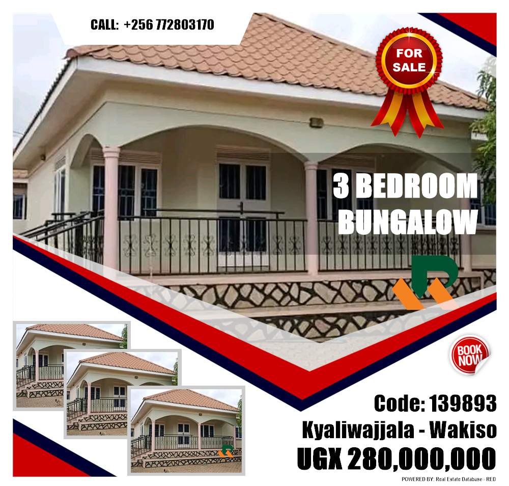 3 bedroom Bungalow  for sale in Kyaliwajjala Wakiso Uganda, code: 139893