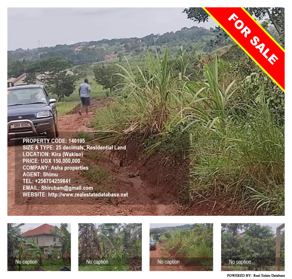 Residential Land  for sale in Kira Wakiso Uganda, code: 140195