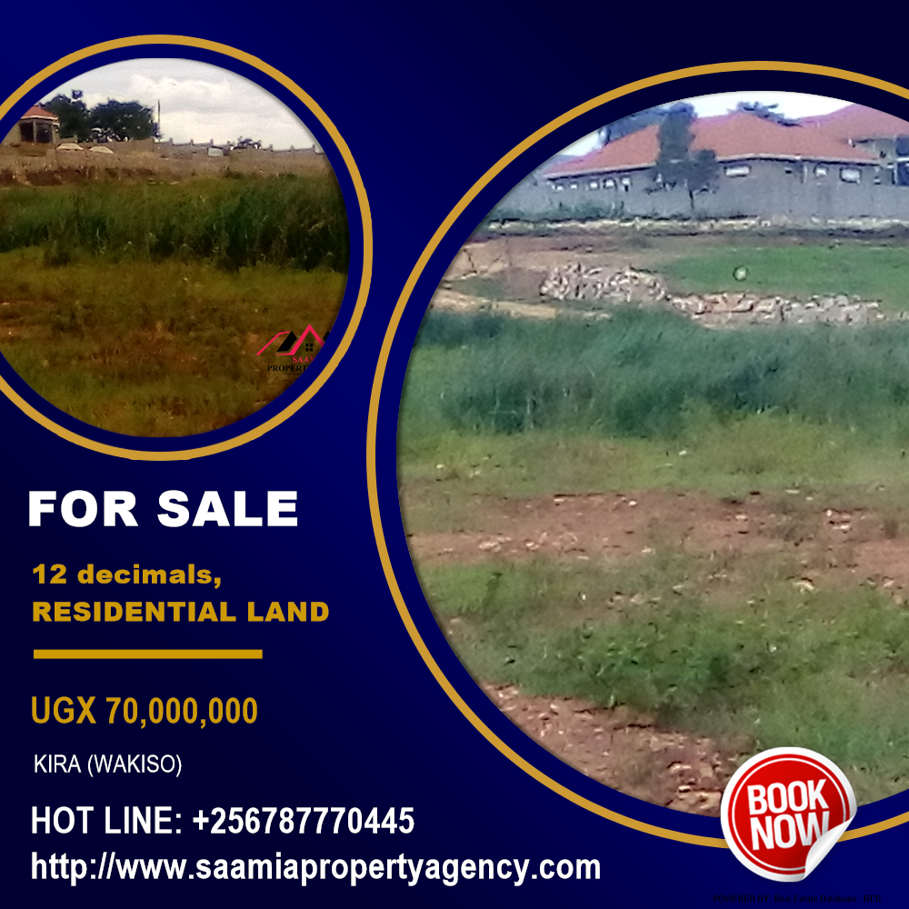 Residential Land  for sale in Kira Wakiso Uganda, code: 140219
