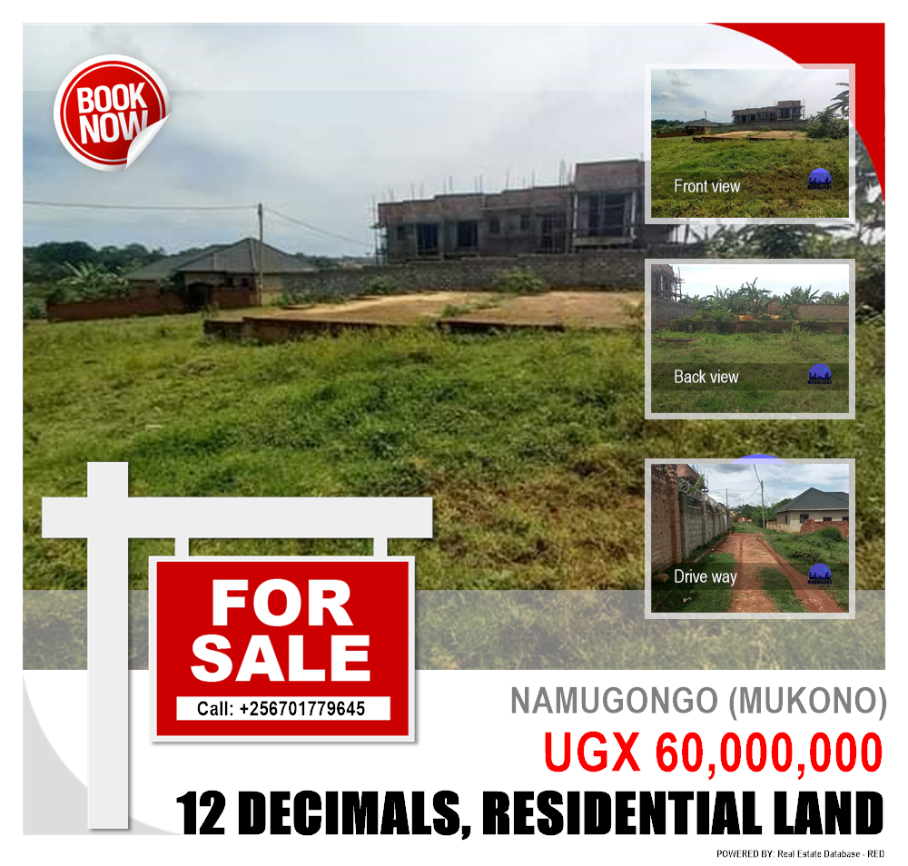 Residential Land  for sale in Namugongo Mukono Uganda, code: 140225