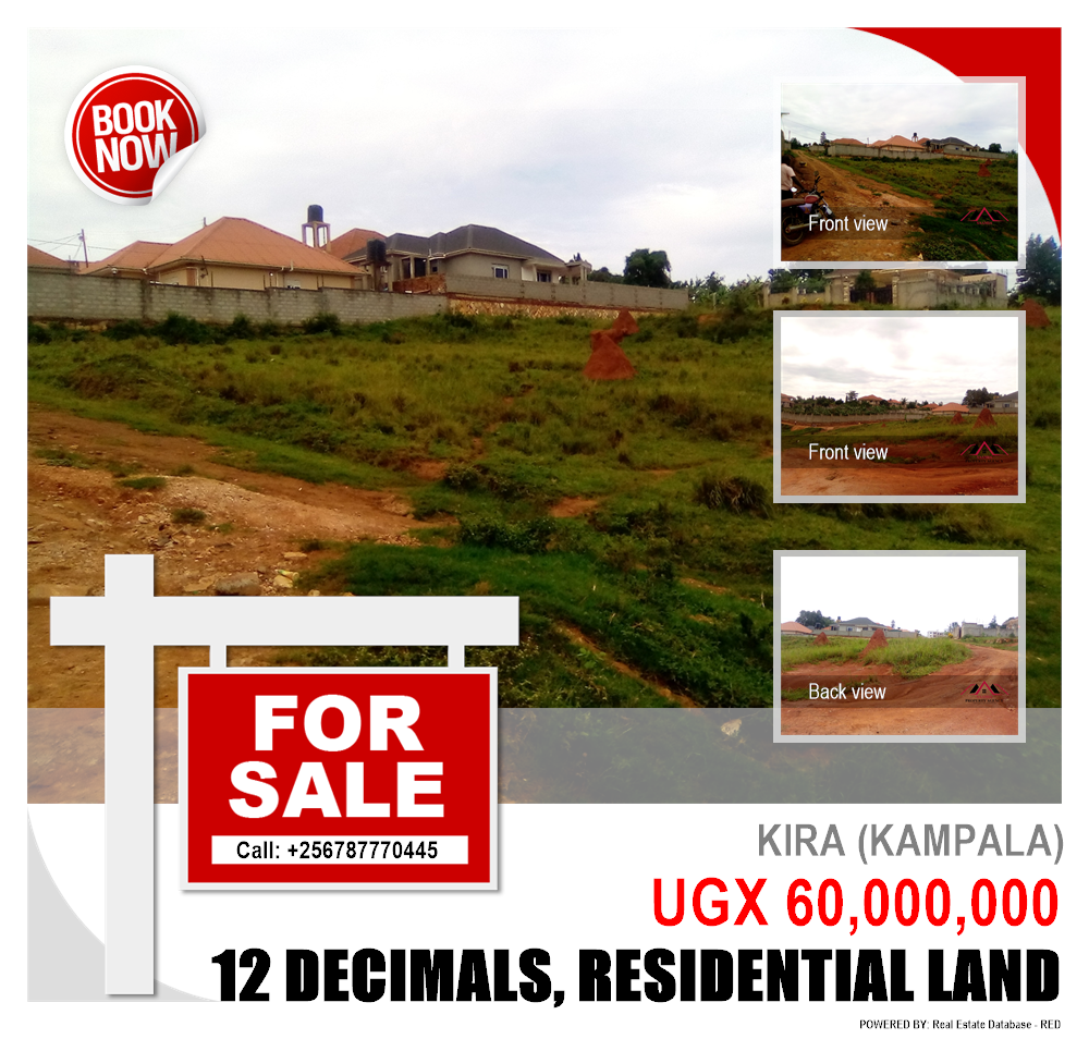 Residential Land  for sale in Kira Kampala Uganda, code: 140226