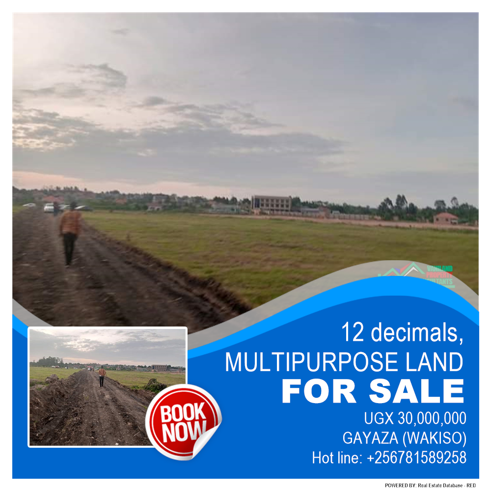 Multipurpose Land  for sale in Gayaza Wakiso Uganda, code: 140260