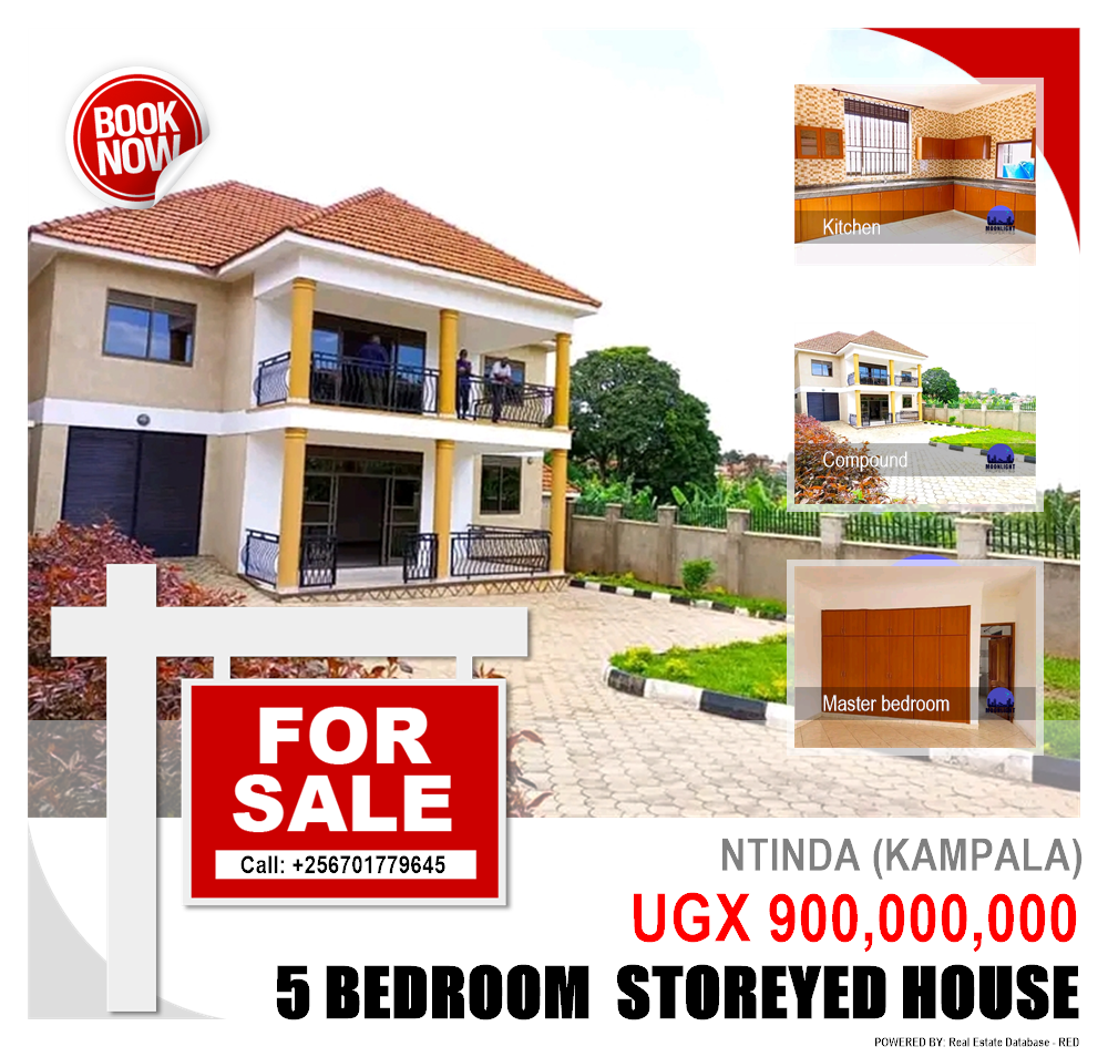 5 bedroom Storeyed house  for sale in Ntinda Kampala Uganda, code: 140279