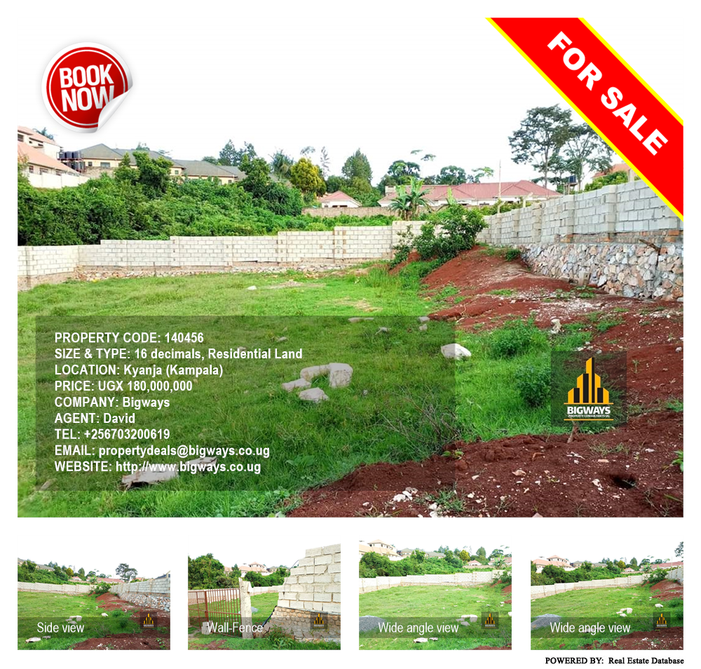 Residential Land  for sale in Kyanja Kampala Uganda, code: 140456