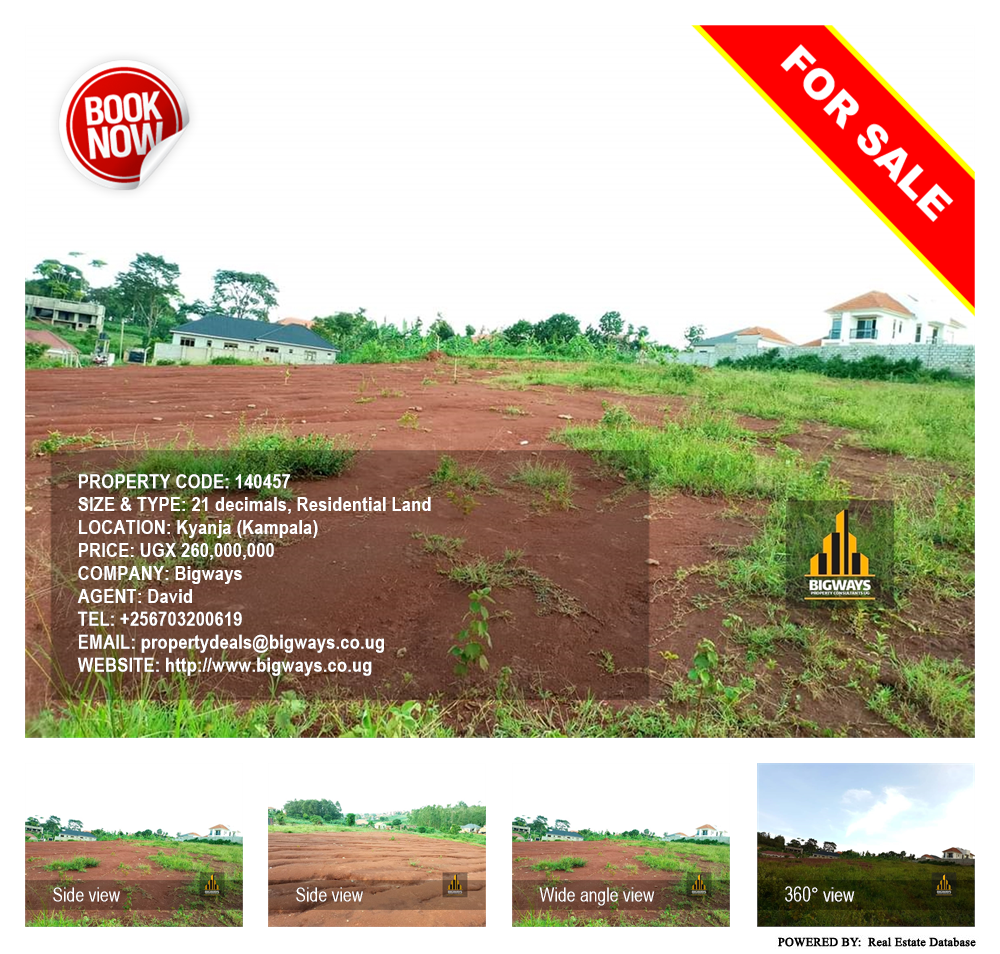 Residential Land  for sale in Kyanja Kampala Uganda, code: 140457