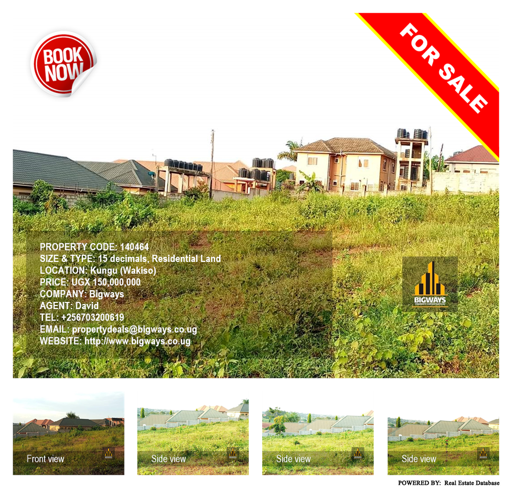 Residential Land  for sale in Kungu Wakiso Uganda, code: 140464