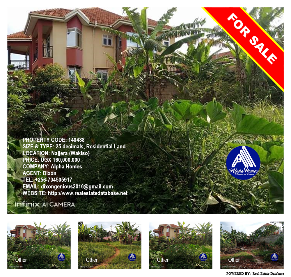 Residential Land  for sale in Najjera Wakiso Uganda, code: 140488