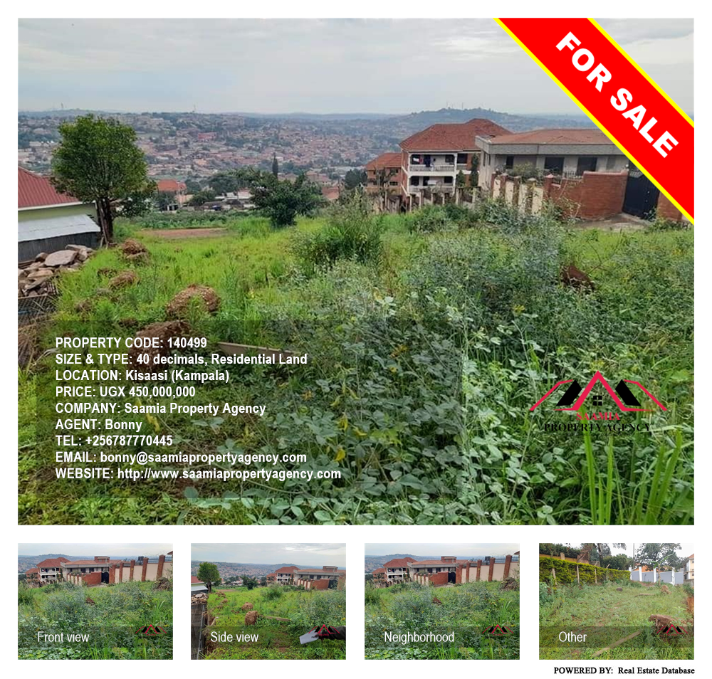 Residential Land  for sale in Kisaasi Kampala Uganda, code: 140499