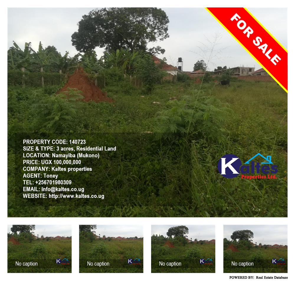 Residential Land  for sale in Namayiba Mukono Uganda, code: 140723