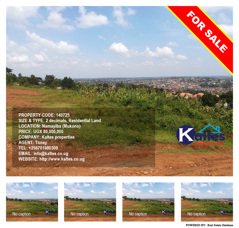 Residential Land  for sale in Namayiba Mukono Uganda, code: 140725