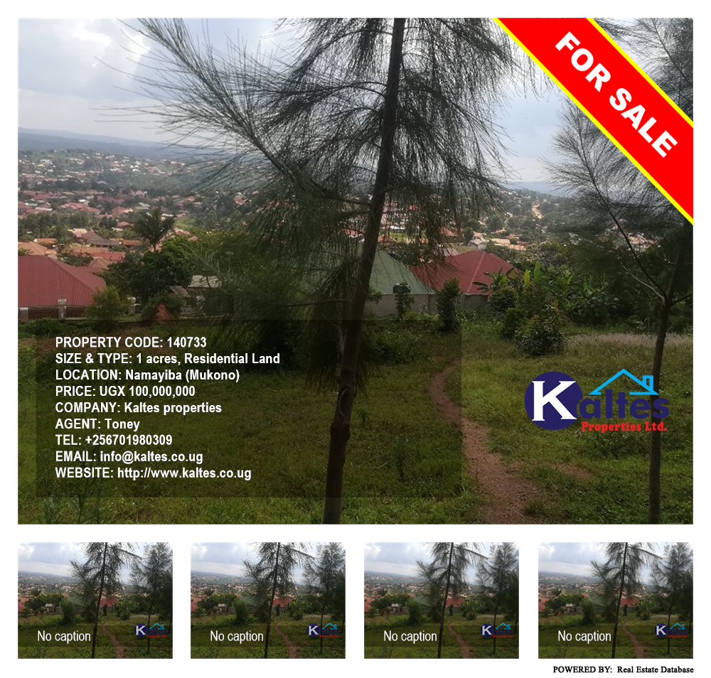 Residential Land  for sale in Namayiba Mukono Uganda, code: 140733