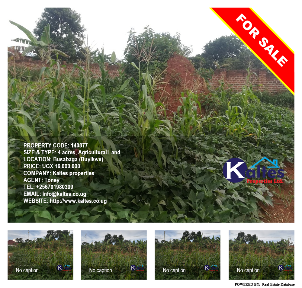 Agricultural Land  for sale in Busabaga Buyikwe Uganda, code: 140877