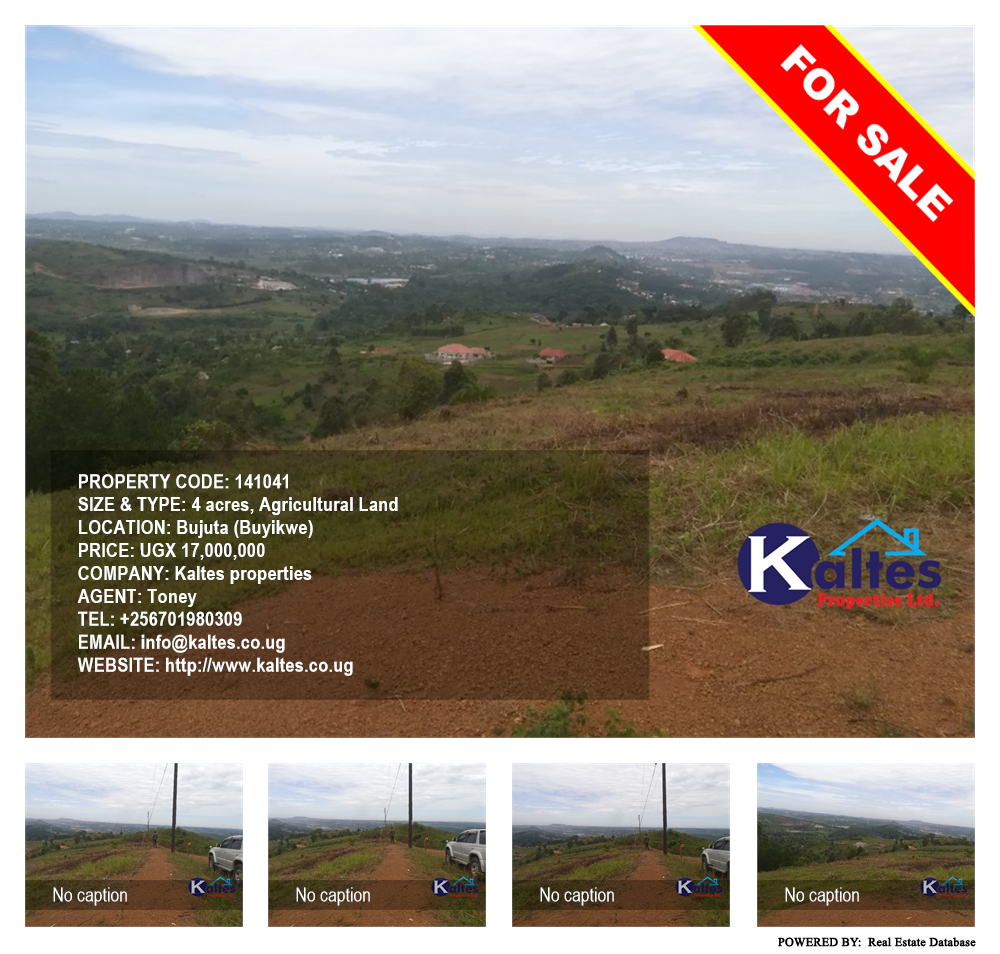 Agricultural Land  for sale in Bujuta Buyikwe Uganda, code: 141041