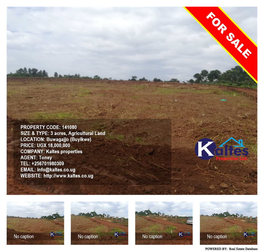 Agricultural Land  for sale in Buwagajjo Buyikwe Uganda, code: 141080