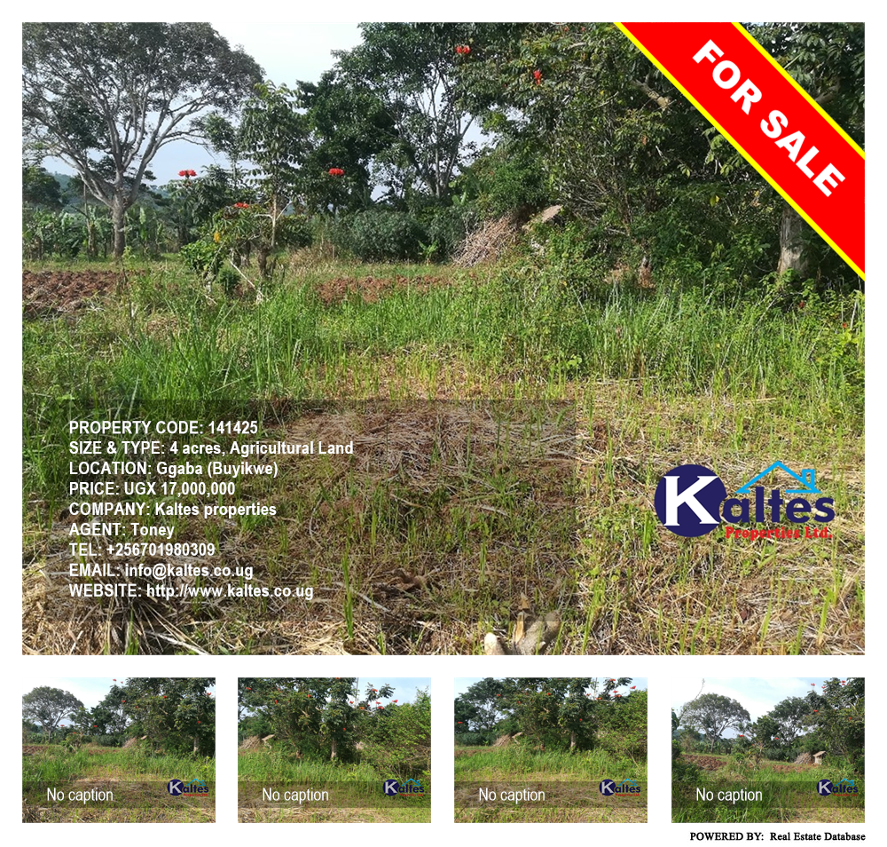 Agricultural Land  for sale in Ggaba Buyikwe Uganda, code: 141425