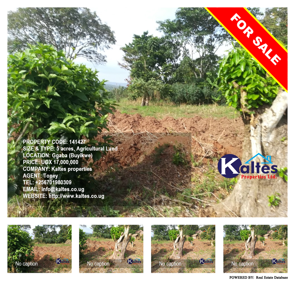 Agricultural Land  for sale in Ggaba Buyikwe Uganda, code: 141427