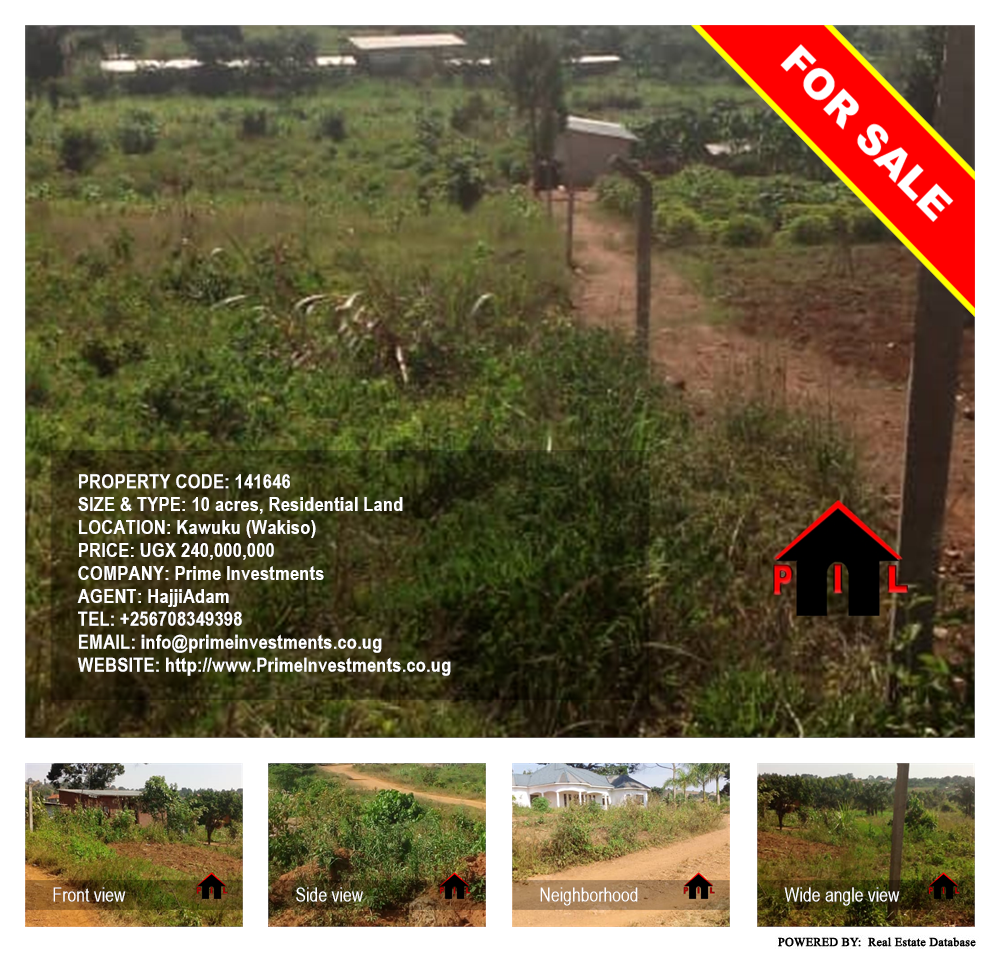 Residential Land  for sale in Kawuku Wakiso Uganda, code: 141646