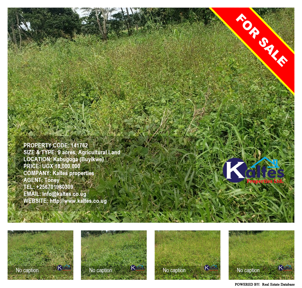 Agricultural Land  for sale in Kabugoga Buyikwe Uganda, code: 141762